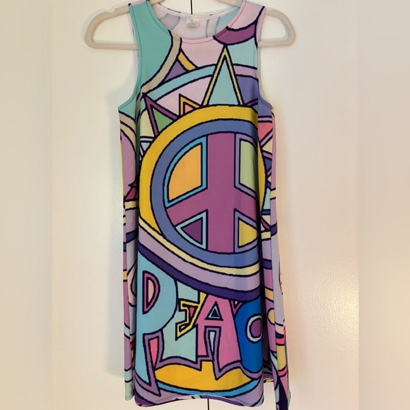 None Dresses & Skirts - Multicolor Graphic Dress